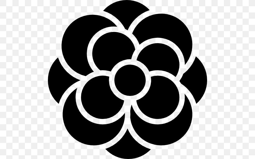 Petal Flower, PNG, 512x512px, Petal, Black And White, Floral Design, Flower, Monochrome Download Free