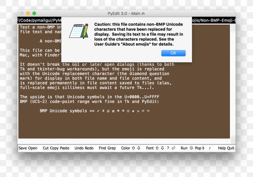 Computer Software String Screenshot Unicode Character, PNG, 1626x1142px, Computer Software, Bmp File Format, Brand, Byte, Character Download Free
