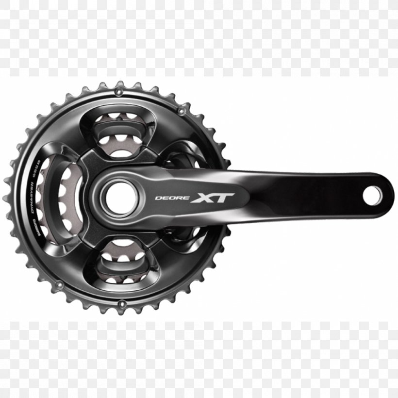 Shimano Deore XT Bicycle Cranks, PNG, 1000x1000px, Shimano Deore Xt, Bicycle, Bicycle Chain, Bicycle Cranks, Bicycle Drivetrain Part Download Free