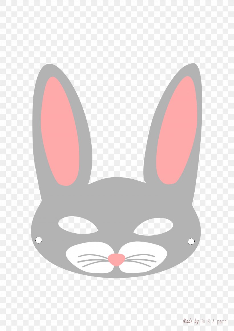 Domestic Rabbit Easter Bunny Netherland Dwarf Rabbit Mask, PNG, 2993x4233px, Domestic Rabbit, Animal, Blue, Carnival, Disguise Download Free