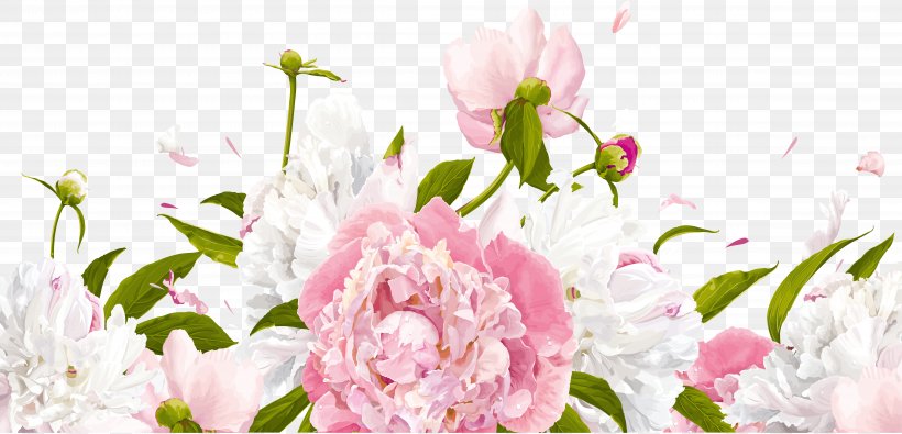 Peony Flower Clip Art, PNG, 9573x4612px, Peony, Blog, Blossom, Cut Flowers, Depositphotos Download Free