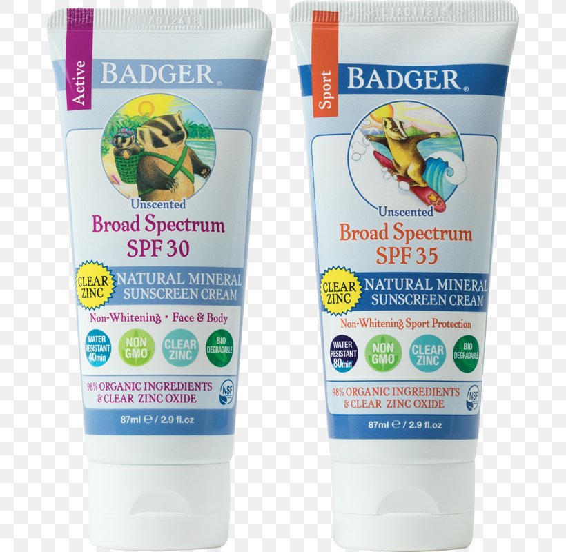 Sunscreen Lip Balm Factor De Protección Solar Lotion Badger Balm, PNG, 685x800px, Sunscreen, Badger, Badger Balm, Body Wash, Cream Download Free