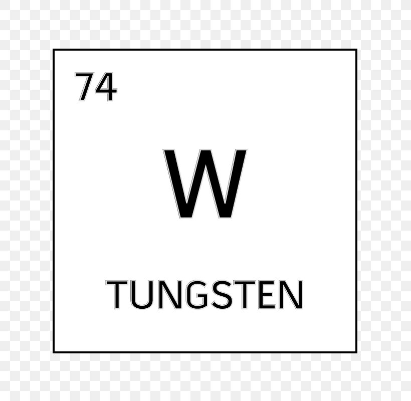 White Yellow Symbol Tungsten Chemical Element, PNG, 800x800px, White, Area, Black, Brand, Cell Download Free