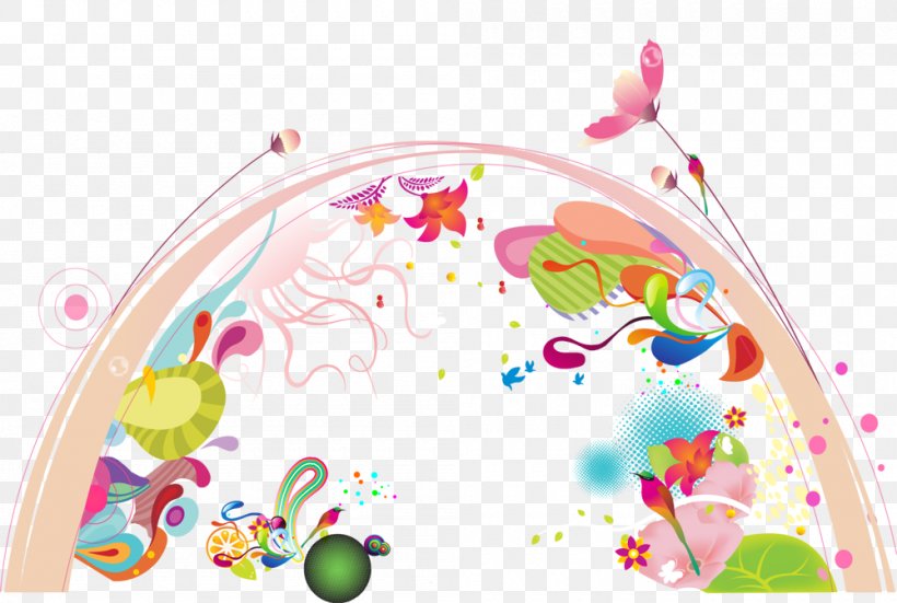 Flower Floral Design Clip Art, PNG, 1000x673px, Flower, Arc, Baby Toys, Color, Curve Download Free