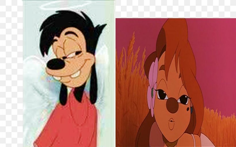 Max Goof Roxanne YouTube A Goofy Movie Drawing, PNG, 1024x640px, Watercolor, Cartoon, Flower, Frame, Heart Download Free