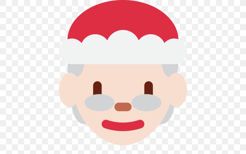 Mrs. Claus Santa Claus Rudolph Emoji Christmas, PNG, 512x512px, Mrs Claus, Cheek, Christmas, Dark Skin, Discrimination Download Free