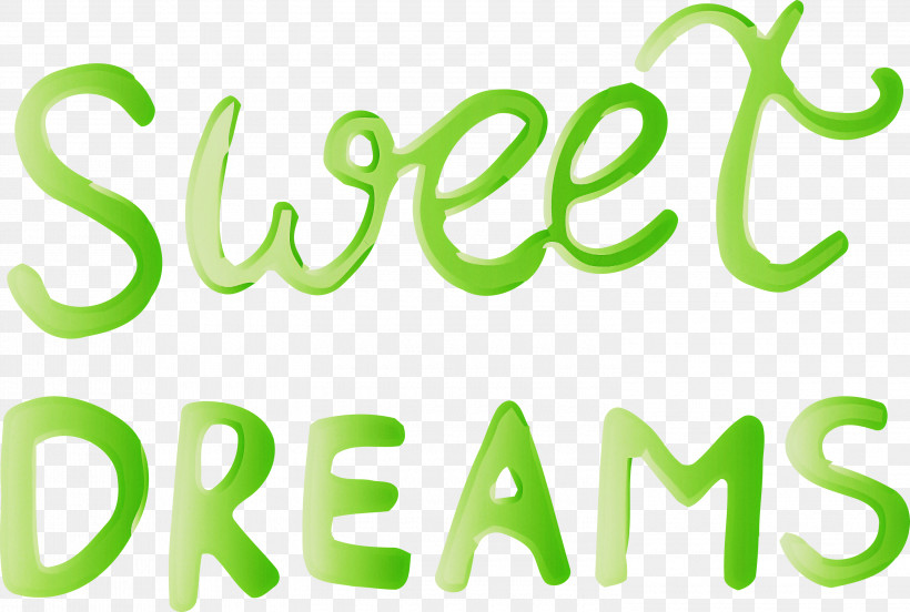 Sweet Dreams Calligraphy Calligraphy, PNG, 3000x2021px, Sweet Dreams Calligraphy, Calligraphy, Green, Text Download Free