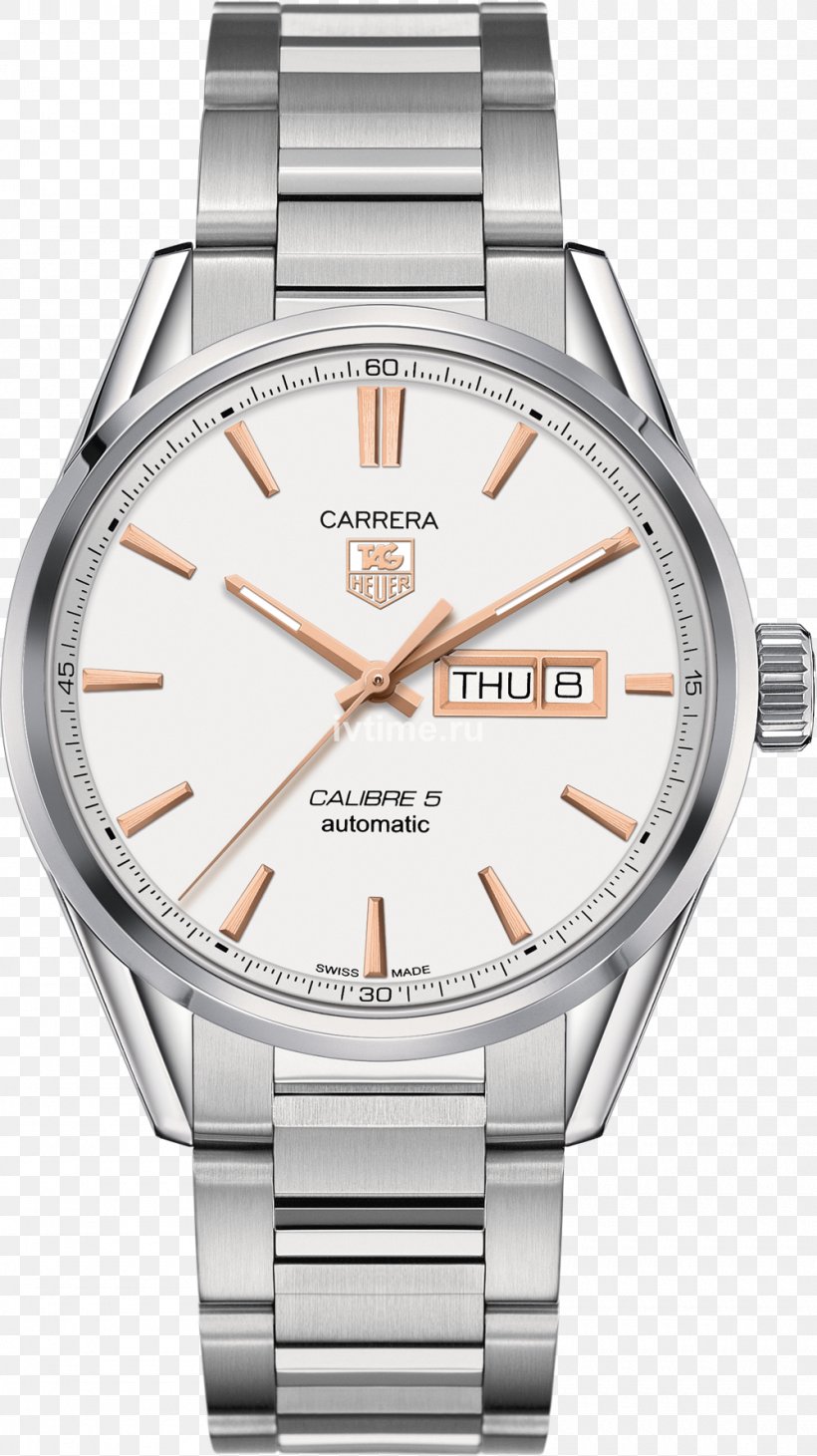 TAG Heuer Carrera Calibre 5 Day-Date Automatic Watch, PNG, 1000x1782px, Tag Heuer Carrera Calibre 5, Automatic Watch, Brand, Chronograph, Metal Download Free