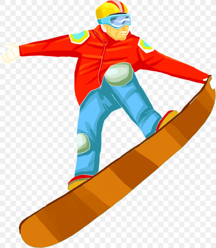 Water Skiing Snowboard Surfing, PNG, 865x991px, Skiing, Art, Clip Art, Illustration, Orange Download Free