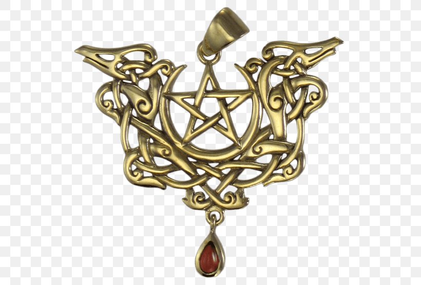 Charms & Pendants Pentacle Pentagram Celtic Knot Wicca, PNG, 555x555px, Charms Pendants, Amulet, Art, Body Jewelry, Brass Download Free