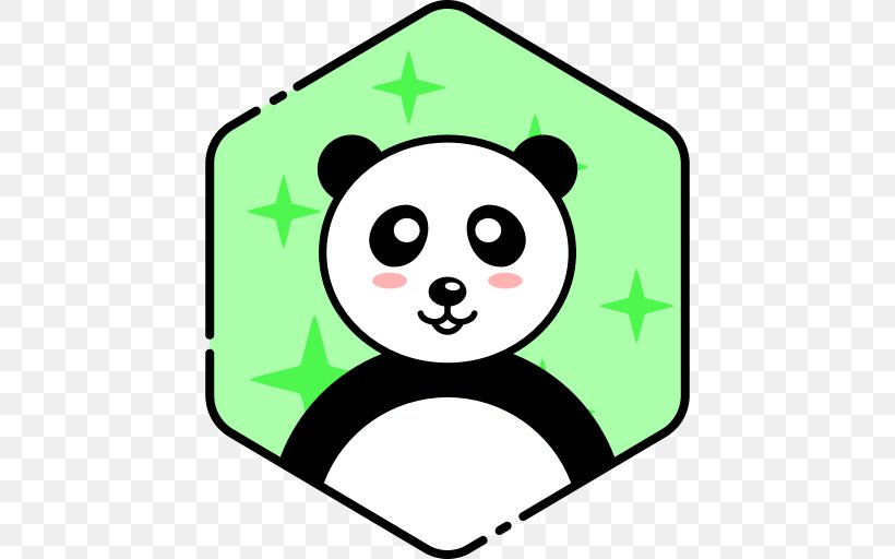 Giant Panda Avatar Clip Art, PNG, 512x512px, Giant Panda, Area, Artwork, Avatar, Grass Download Free