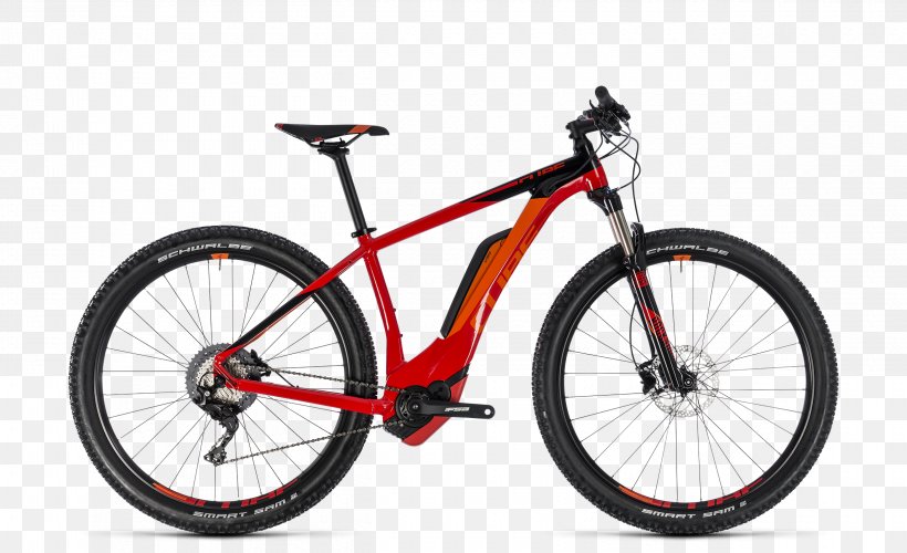 Cube Bikes Electric Bicycle Mountain Bike Hardtail, PNG, 2500x1525px, Cube Bikes, Automotive Tire, Bicycle, Bicycle Accessory, Bicycle Frame Download Free