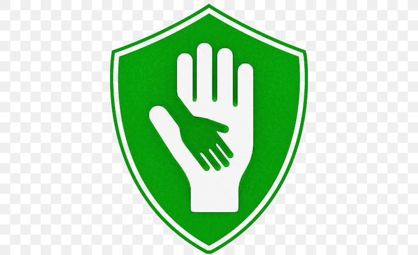Green Hand Logo Gesture Symbol, PNG, 500x500px, Green, Finger, Gesture, Hand, Logo Download Free