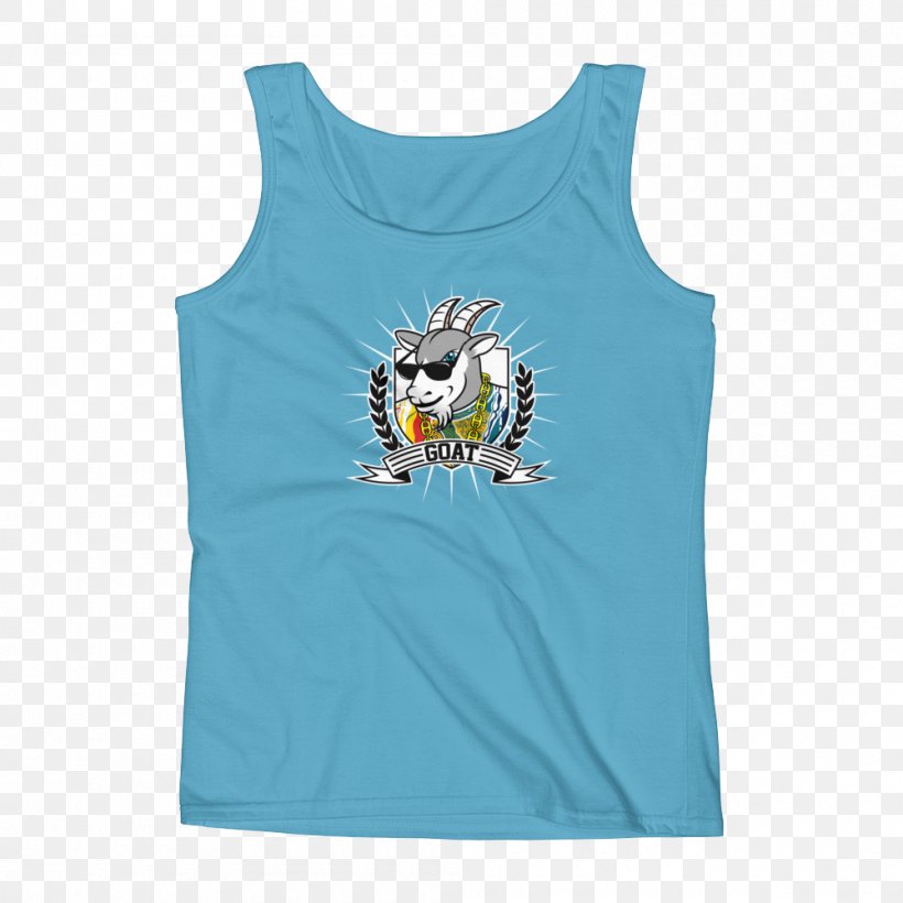 T-shirt Sleeveless Shirt Top Hoodie, PNG, 1000x1000px, Tshirt, Active Shirt, Active Tank, Aqua, Blue Download Free