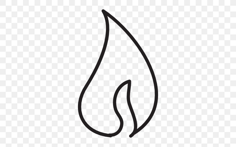 Flame Fire Symbol, PNG, 512x512px, Flame, Area, Black And White, Candle, Crescent Download Free
