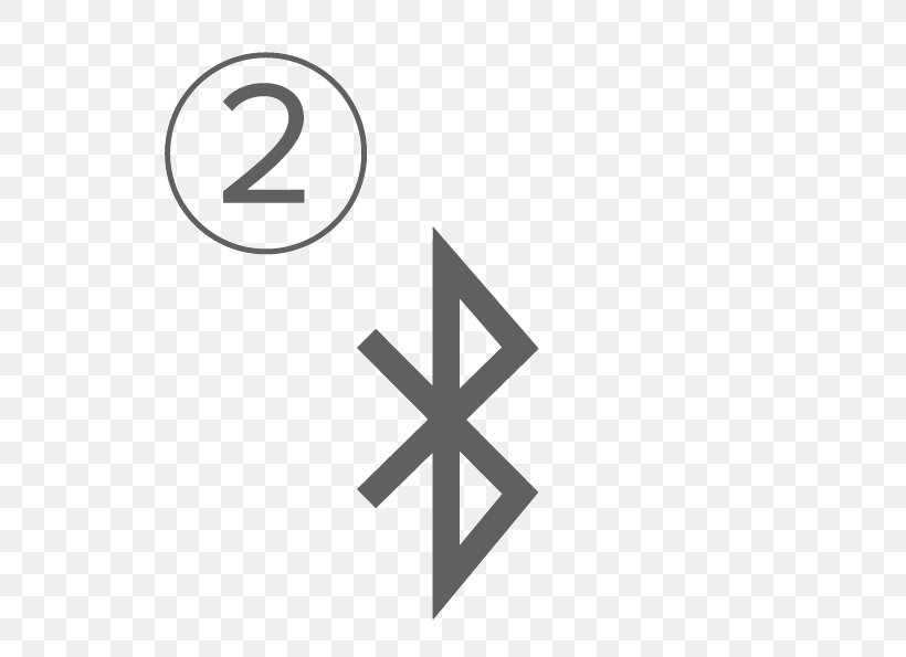 Bluetooth Icon Design Mobile Phones, PNG, 595x595px, Bluetooth, Area, Black And White, Brand, Diagram Download Free