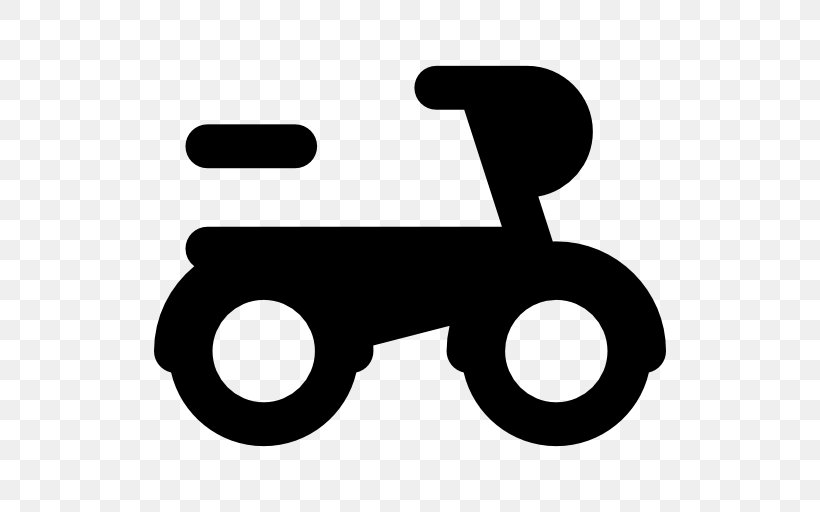 Car Scooter Motorcycle, PNG, 512x512px, Car, Black, Black And White, Motorcycle, Scooter Download Free