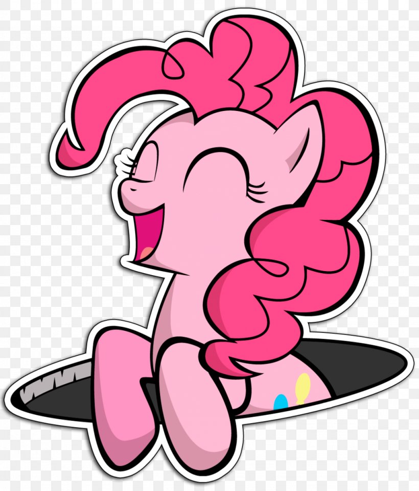 Pinkie Pie Pony Paper Sticker Wall Decal, PNG, 1024x1199px, Watercolor, Cartoon, Flower, Frame, Heart Download Free