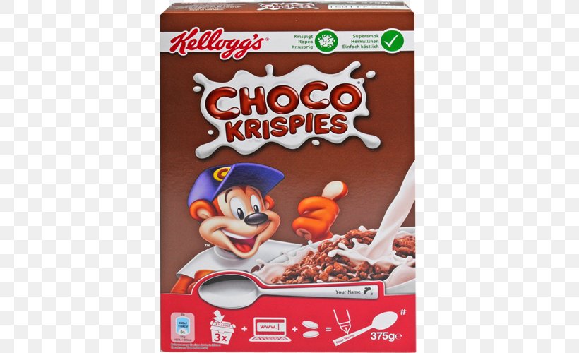 Cocoa Krispies Breakfast Cereal Corn Flakes Kellogg's, PNG, 500x500px, Cocoa Krispies, Breakfast, Breakfast Cereal, Cereal, Chocolate Download Free