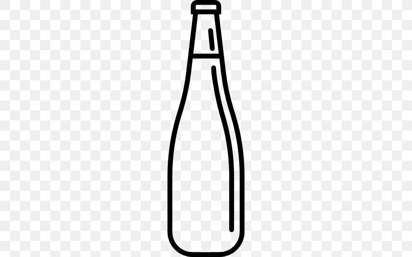 Bottle Glass, PNG, 512x512px, Bottle, Area, Beer Bottle, Black And White, Cup Download Free