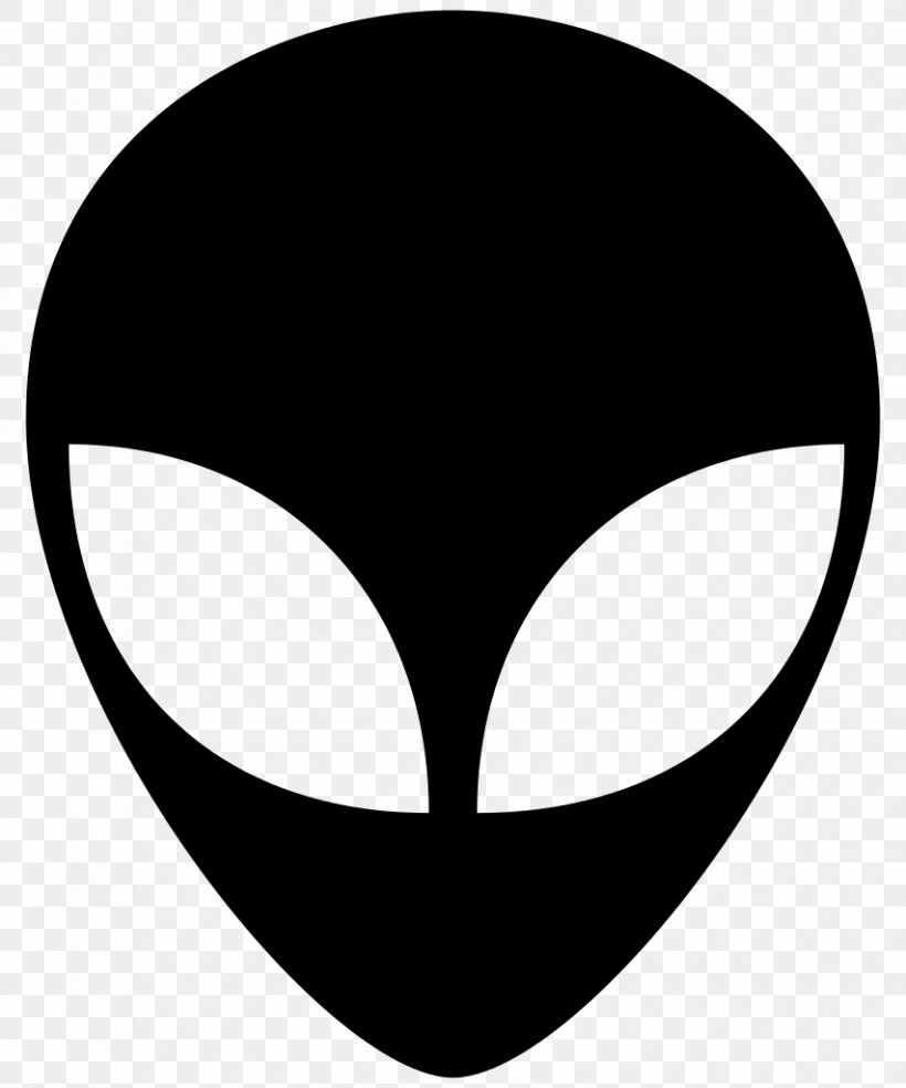 Alien Extraterrestrial Life Logo Sticker, PNG, 853x1024px, Alien, Alien Invasion, Black, Black And White, Decal Download Free