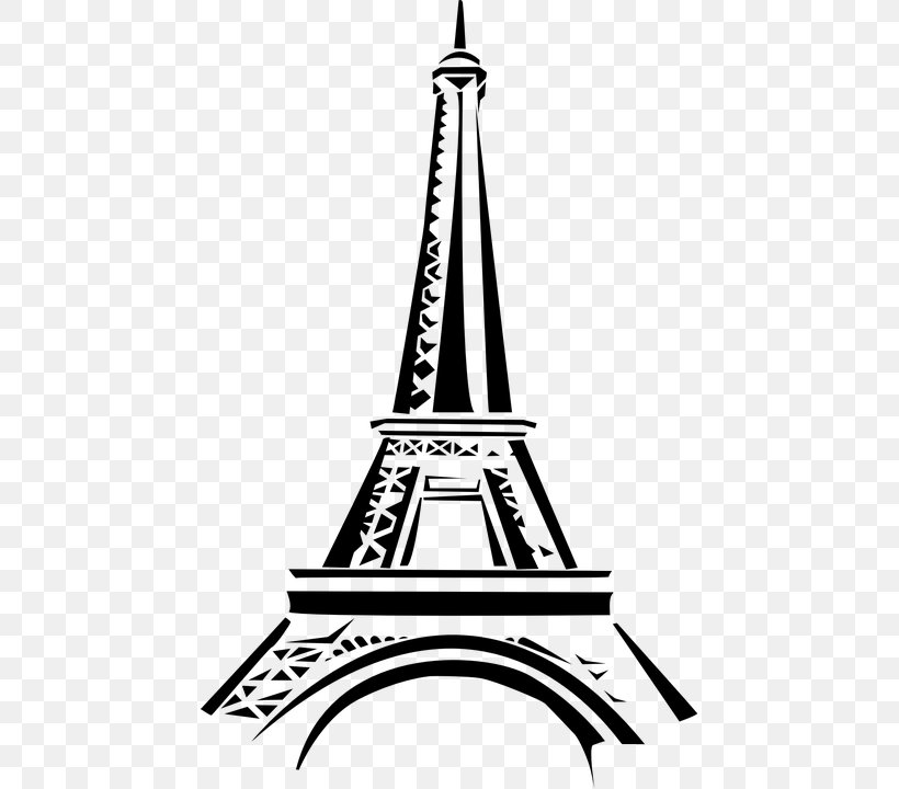 Eiffel Tower Champ De Mars Things To Do In Paris Book, PNG, 453x720px, Eiffel Tower, Artwork, Black And White, Book, Building Download Free