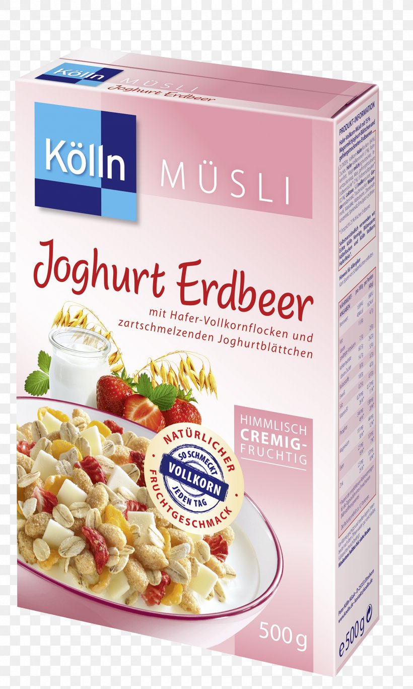 Muesli Corn Flakes Peter Kölln GmbH & Co. KGaA Breakfast Yoghurt, PNG, 1465x2441px, Muesli, Breakfast, Breakfast Cereal, Cereal, Chocolate Download Free