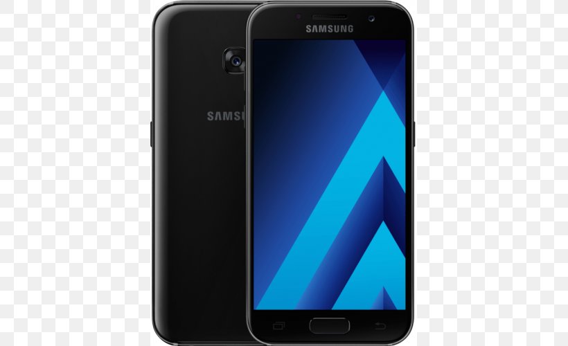 Samsung Galaxy A3 (2017) Samsung Galaxy A5 (2017) Samsung Galaxy A3 (2016) Samsung Galaxy A3 (2015), PNG, 500x500px, Samsung Galaxy A3 2017, Black, Black Sky, Cellular Network, Communication Device Download Free