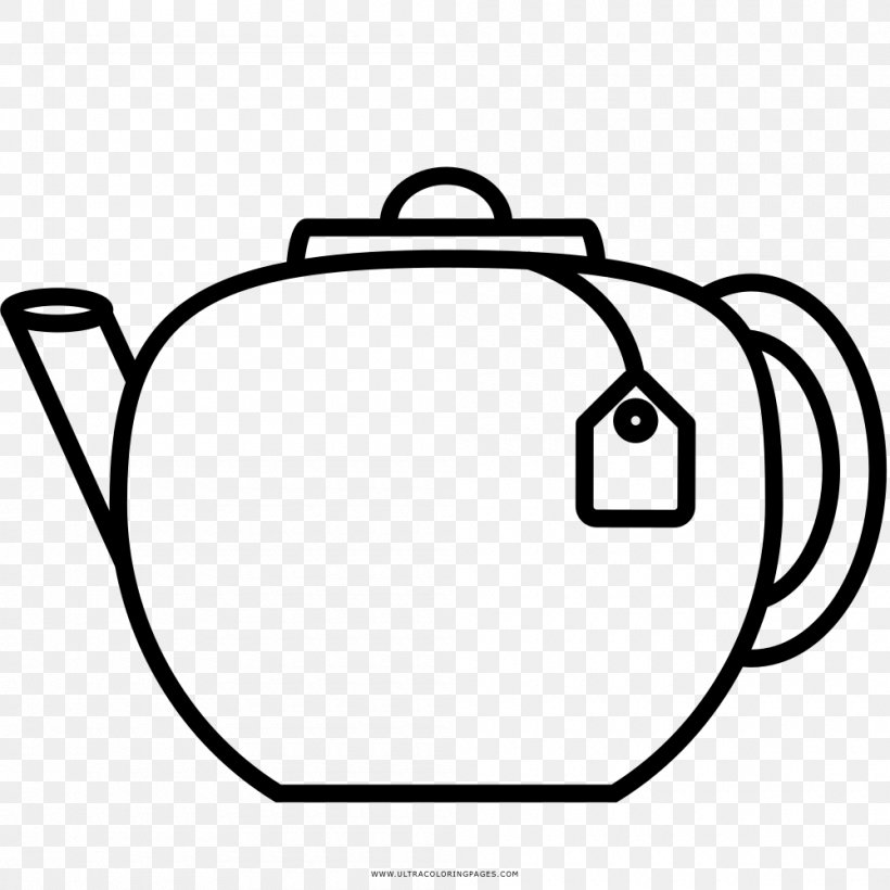 Teapot Drawing Camellia Sinensis Natuurproduct, PNG, 1000x1000px, Tea, Area, Biscuits, Black, Black And White Download Free
