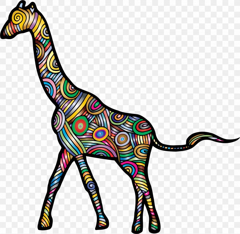 Giraffe Okapi Clip Art, PNG, 2354x2302px, Giraffe, Animal Figure, Area, Art, Color Download Free