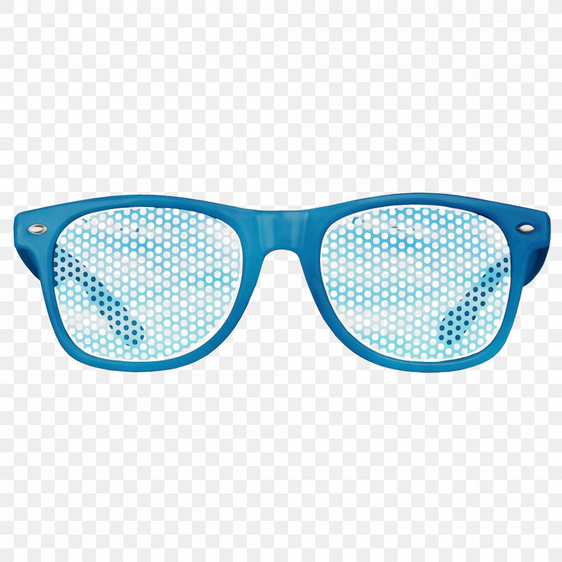 Glasses, PNG, 2000x2000px, Watercolor, Aqua, Blue, Eyewear, Glasses Download Free