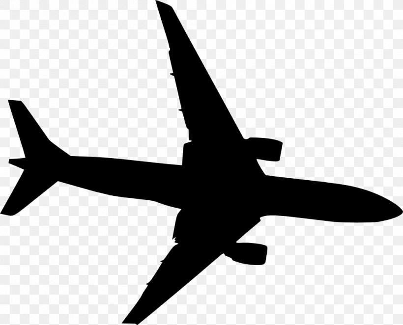 Airplane Silhouette Clip Art, PNG, 1000x808px, Airplane, Aerospace Engineering, Air Travel, Aircraft, Airline Download Free