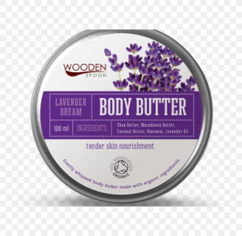 Butter ボディバター English Lavender Spoon Cosmetics, PNG, 800x800px, Butter, Cosmetics, Cream, English Lavender, Human Body Download Free