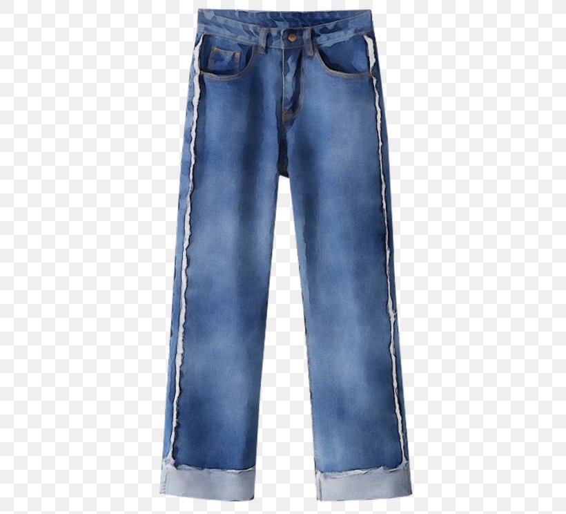 Denim Jeans Clothing Blue Pocket, PNG, 558x744px, Watercolor, Blue, Clothing, Denim, Jeans Download Free