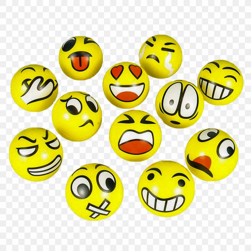 Emoji Stress Ball Toy Emotion Party Favor, PNG, 1000x1000px, Emoji, Ball, Emoticon, Emotion, Game Download Free