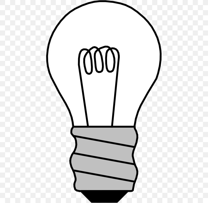 Incandescent Light Bulb Clip Art Lamp Openclipart, PNG, 455x800px, Light, Area, Black, Black And White, Blacklight Download Free
