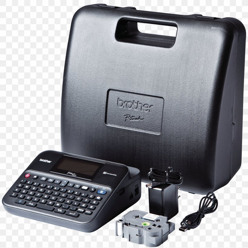 Label Printer Brother P-Touch Brother Industries, PNG, 2358x2362px, Label Printer, Brother Industries, Brother Ptouch, Business, Computer Download Free