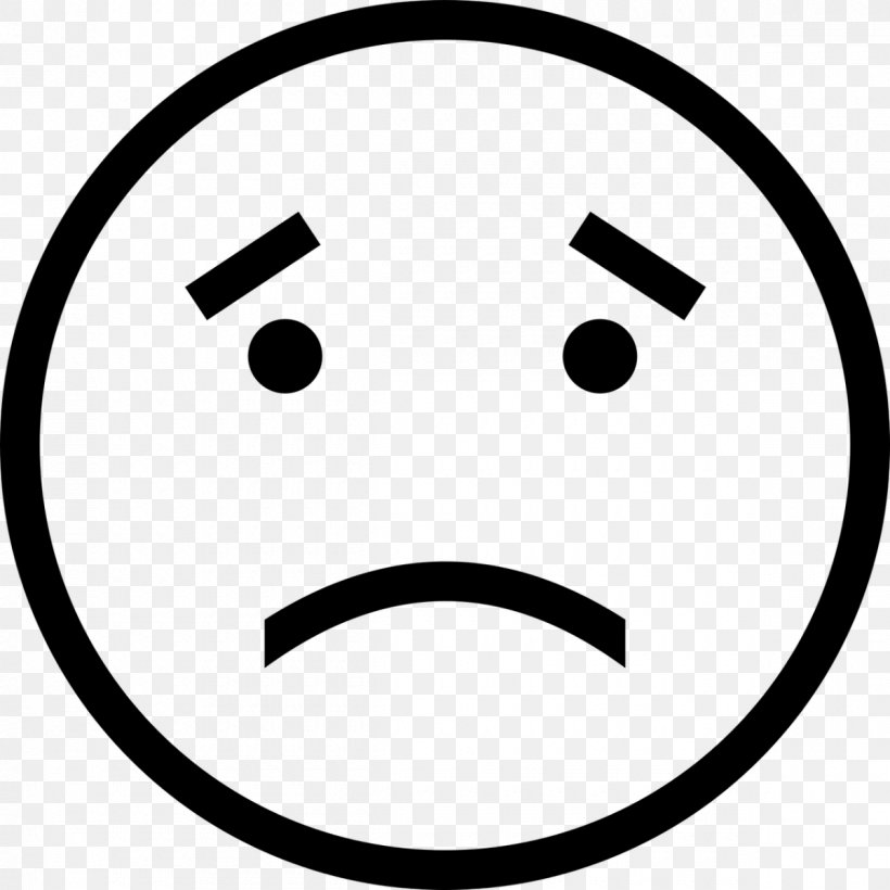 Smiley Sadness Emoticon Drawing Clip Art, PNG, 1200x1200px, Smiley, Area, Black And White, Crying, Drawing Download Free
