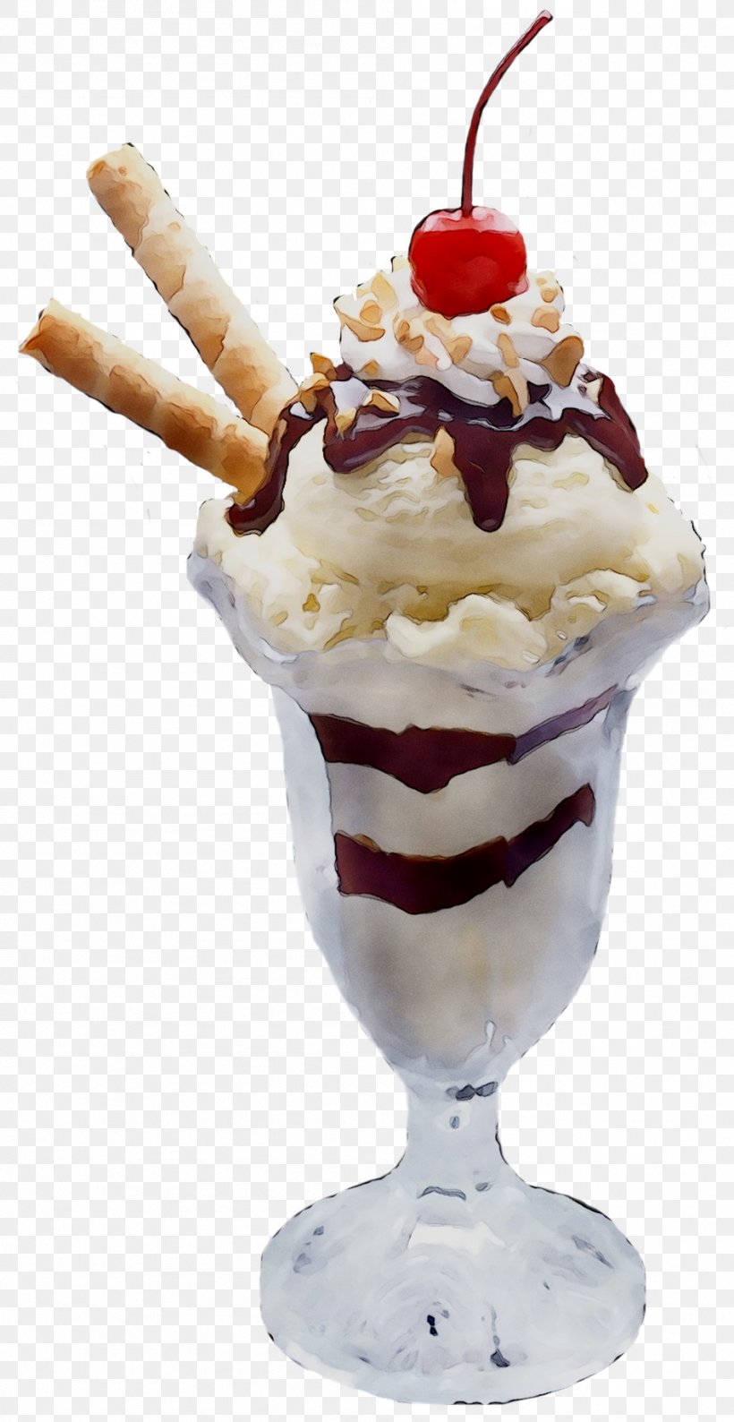 Sundae Gelato Ice Cream Knickerbocker Glory Dame Blanche, PNG, 949x1838px, Sundae, Chocolate Ice Cream, Clotted Cream, Cone, Cream Download Free