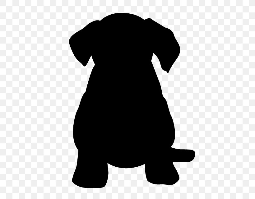 Puppy Silhouette Clip Art, PNG, 640x640px, Puppy, American Akita, Animal, Black, Black And White Download Free