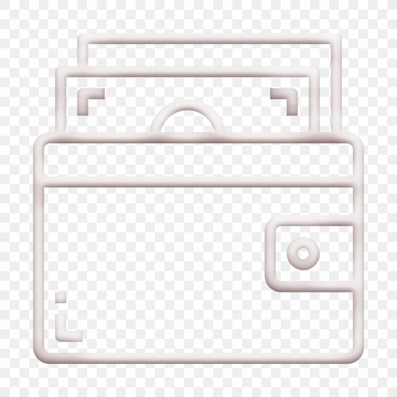 Shopping Icon Wallet Icon, PNG, 1152x1152px, Shopping Icon, Blackandwhite, Line, Logo, Rectangle Download Free