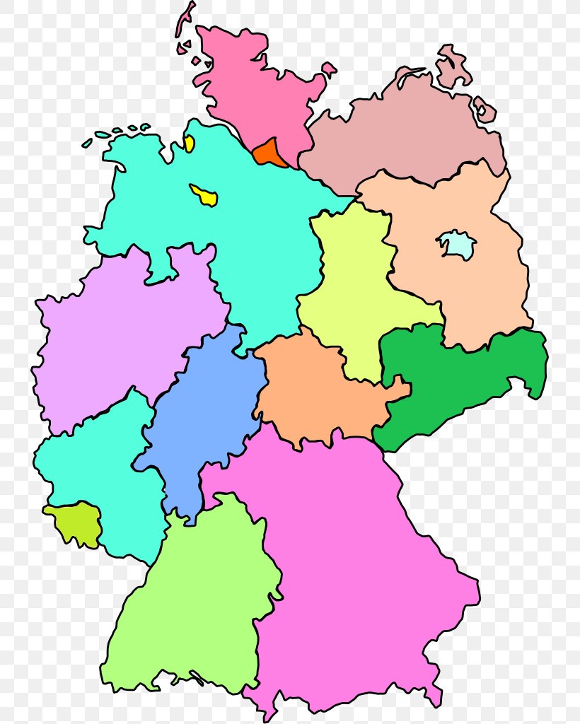 States Of Germany Bavaria Mapa Polityczna Flag Of Hamburg, PNG, 733x1024px, States Of Germany, Area, Artwork, Bavaria, Federation Download Free