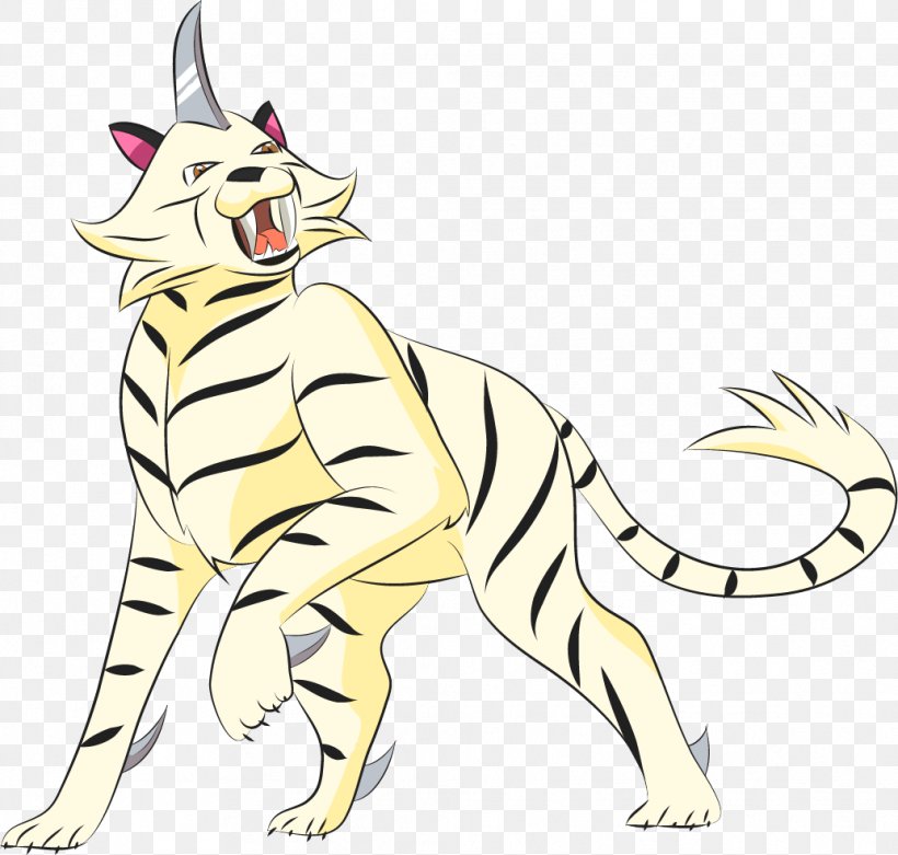 Cat Tiger Line Art Cartoon Clip Art, PNG, 1034x986px, Cat, Animal, Animal Figure, Artwork, Big Cats Download Free