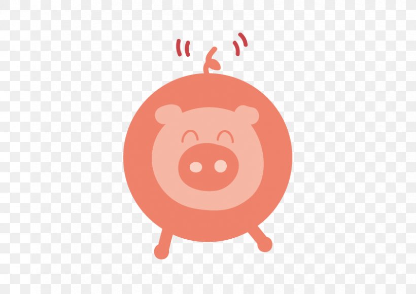 Domestic Pig Illustration, PNG, 842x596px, Domestic Pig, Artworks, Cartoon, Designer, Logo Download Free