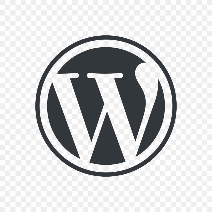 WordPress Blog Clip Art, PNG, 1000x1000px, Wordpress, Black And White, Blog, Brand, Content Management Download Free
