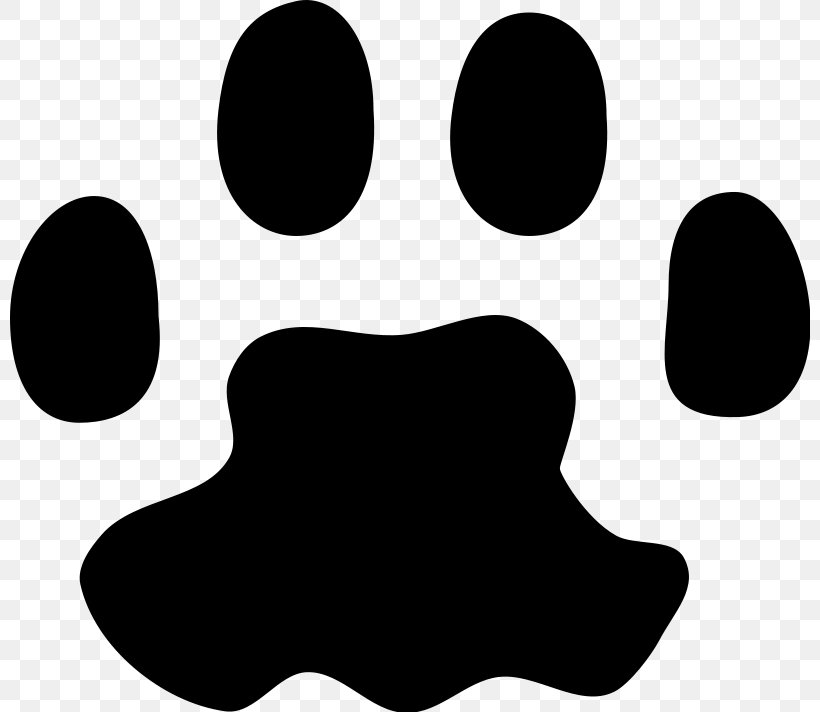 Cat Dog Paw Clip Art, PNG, 800x712px, Cat, Black, Black And White, Claw, Dog Download Free