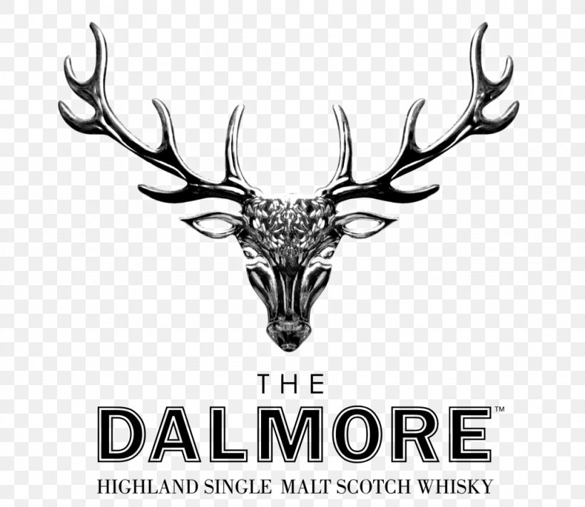 Dalmore Distillery Whiskey Single Malt Whisky Scotch Whisky Distillation, PNG, 1024x889px, Dalmore Distillery, Aberlour Distillery, Alcoholic Drink, Antler, Black And White Download Free