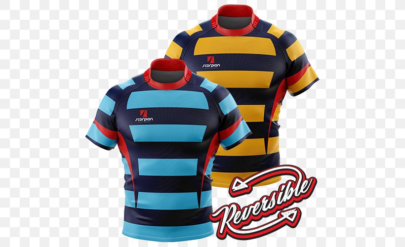Jersey Rugby Shirt T-shirt Dubai Sevens, PNG, 500x500px, Jersey, Brand, Clothing, Dubai Sevens, Electric Blue Download Free