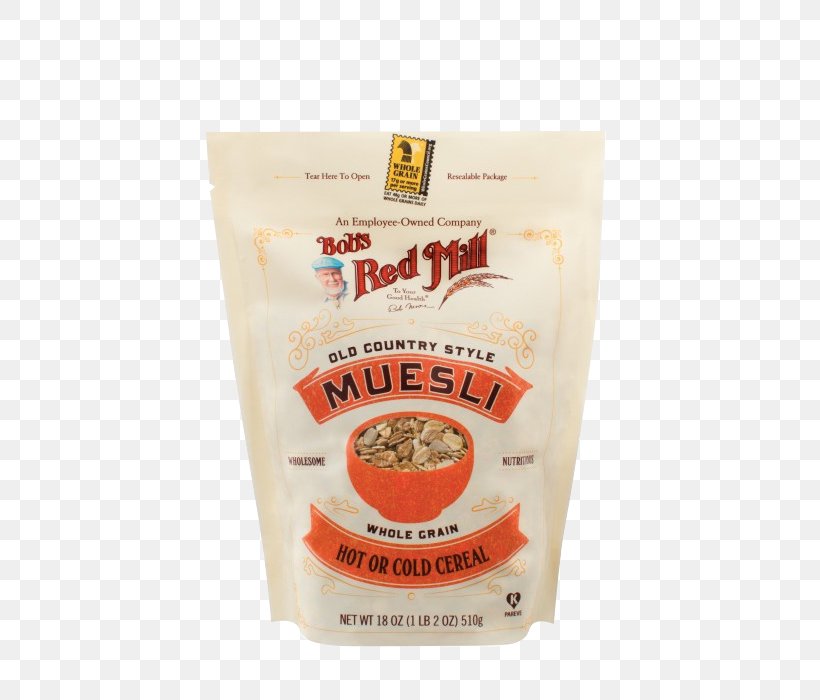 Muesli Breakfast Cereal Bob's Red Mill Whole Grain, PNG, 600x700px, Muesli, Baking Mix, Breakfast, Breakfast Cereal, Cereal Download Free