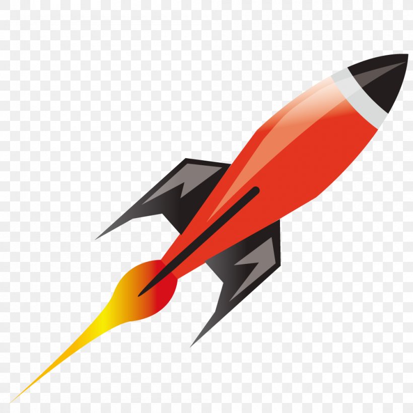 Rocket Spacecraft Outer Space Illustration, PNG, 1000x1000px, Rocket, Drawing, Orange, Outer Space, Photography Download Free